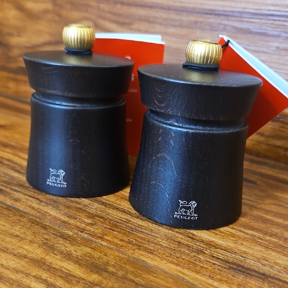 Peugeot Black and Gold Pepper Mill